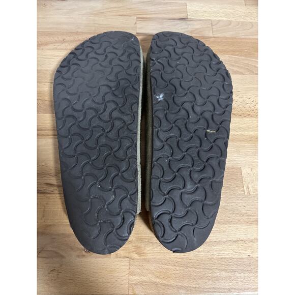 Birkenstock Suede Loafers in Olive Green main image 6
